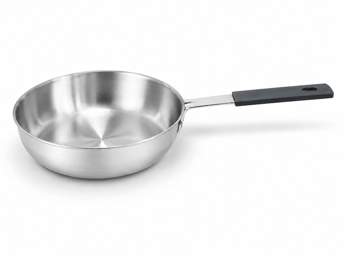 Stainless Steel Frying Pan with Lid