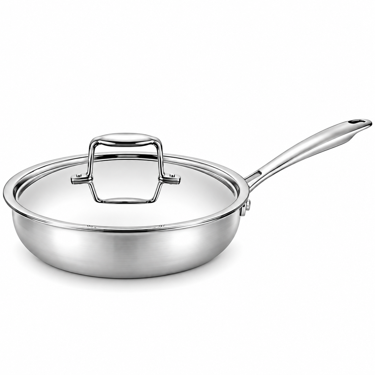 Fry Pan SS Lid Tri-Ply