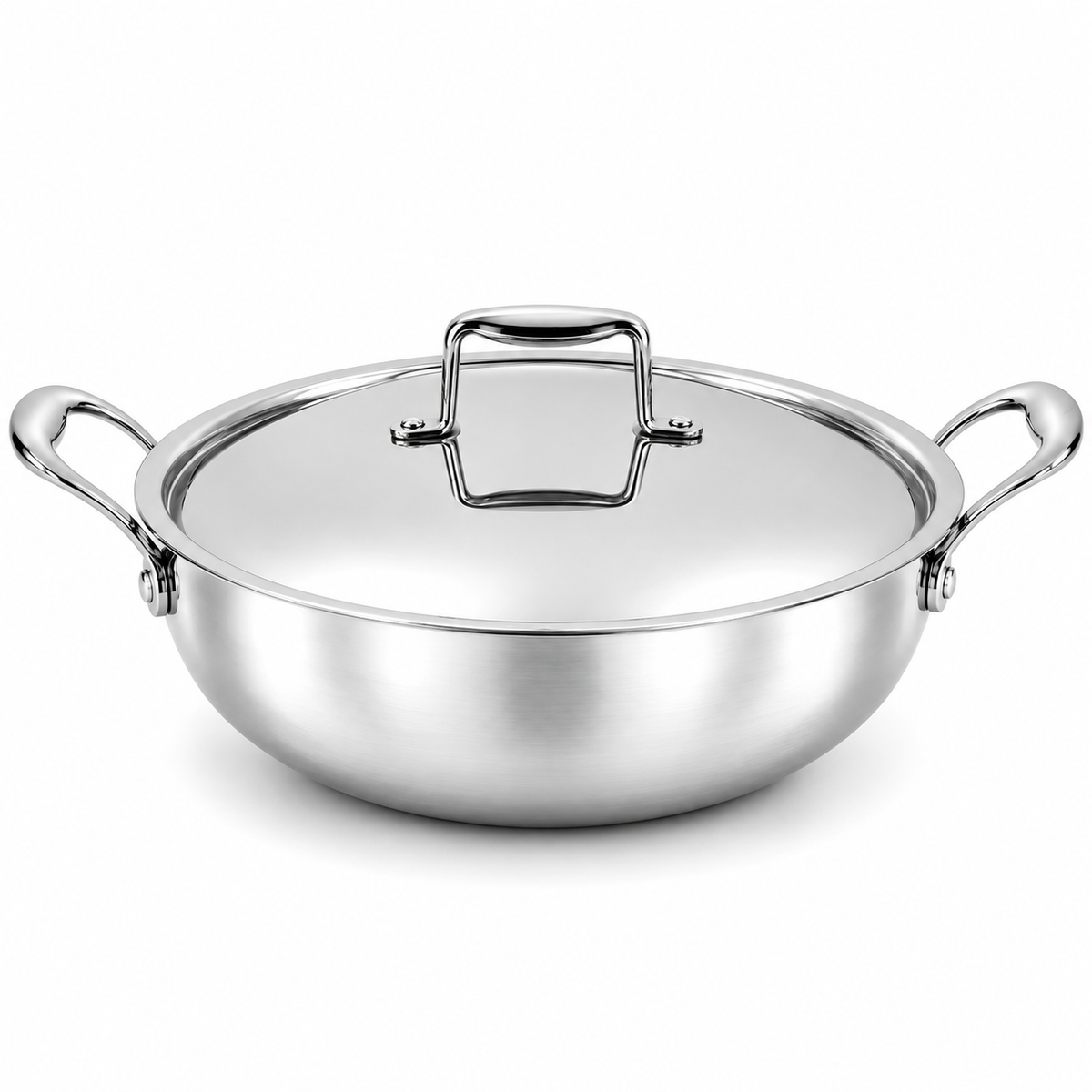 Regular Kadai SS Lid Tri-Ply