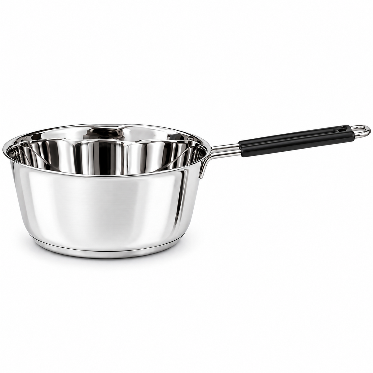 Two Lip Saucepan Stainless Steel