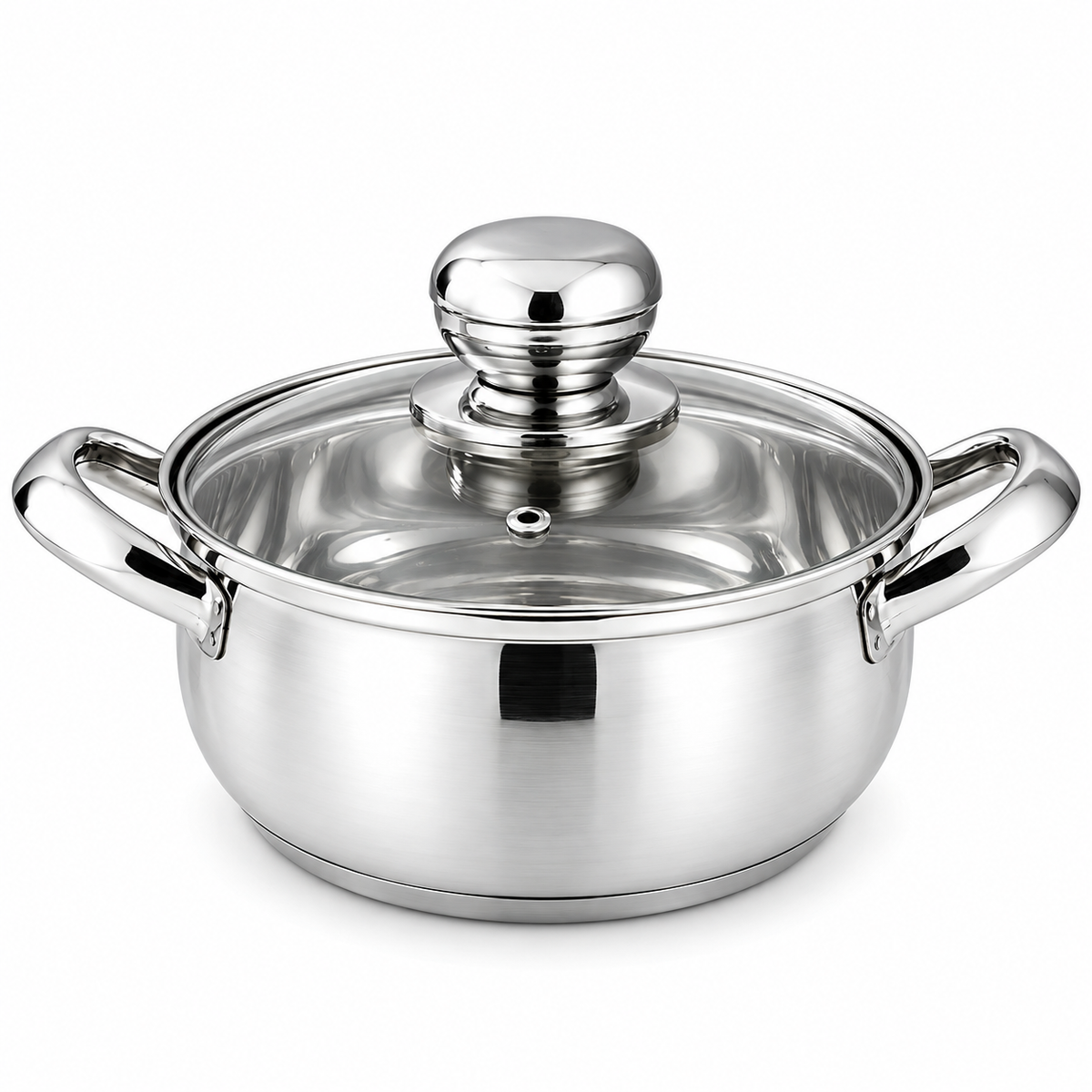 Casserole Glass Lid Steel